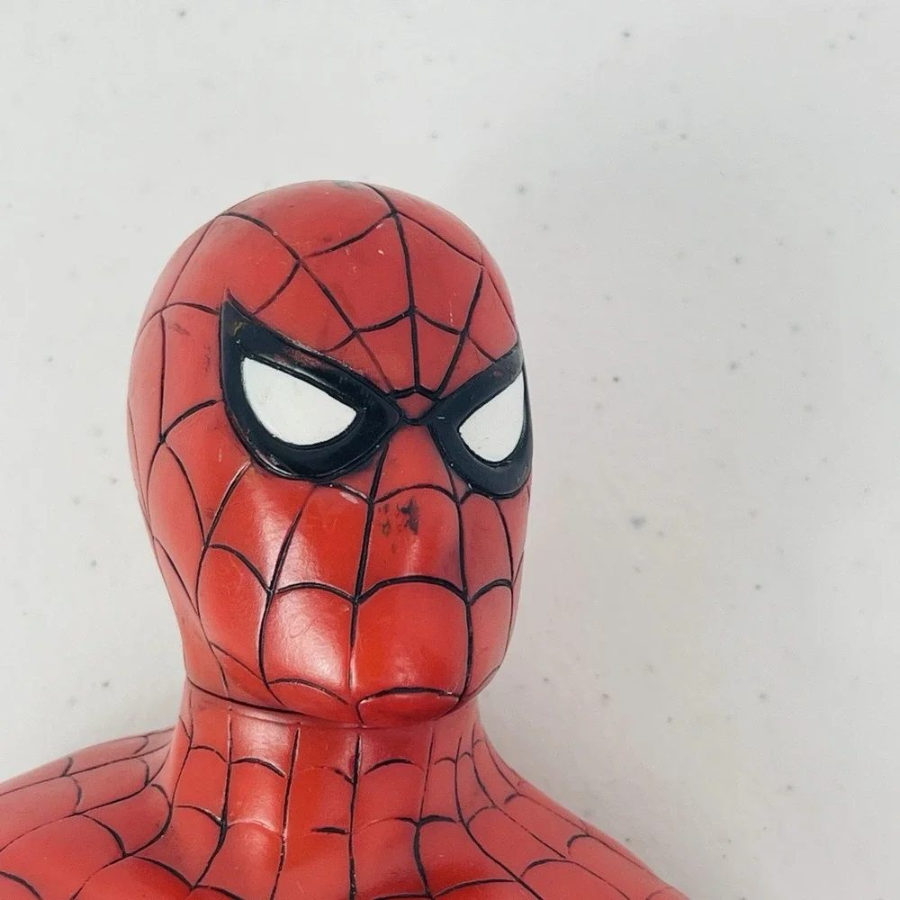 Vintage Spider Man Action Figure 1991 Marvel Toy Biz Inc 14 inch Mexico
